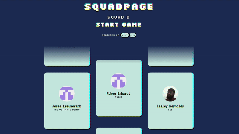 Squadpage Website Demo